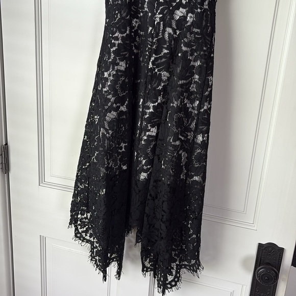 Elegant Classy Black Lace Dress small - Picture 6 of 6
